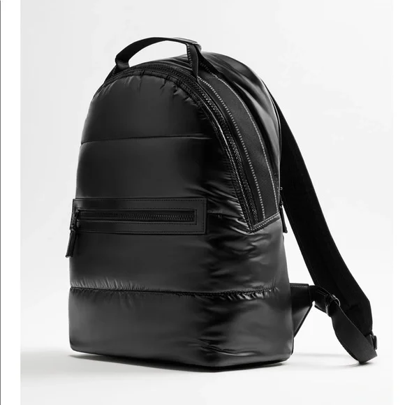 Zara | Bags | Zara Black Quilted Backpack | Poshmark display picture 3